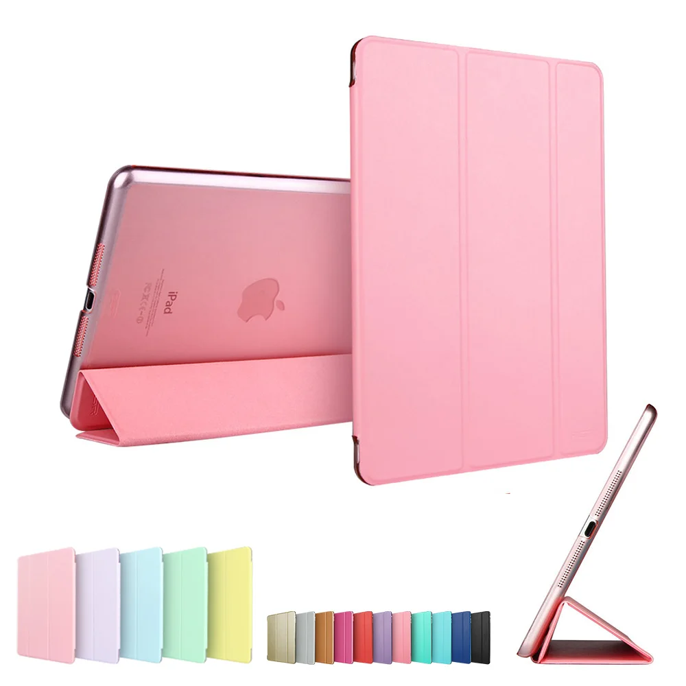 Sweet Pink Чехол для iPad Mini 3 2 1, ESR из искусственной кожи, силиконовый мягкий чехол, трехслойная подставка, Авто Режим сна/Пробуждение, умный чехол для iPad Mini 2, чехол - Цвет: Sweet Pink