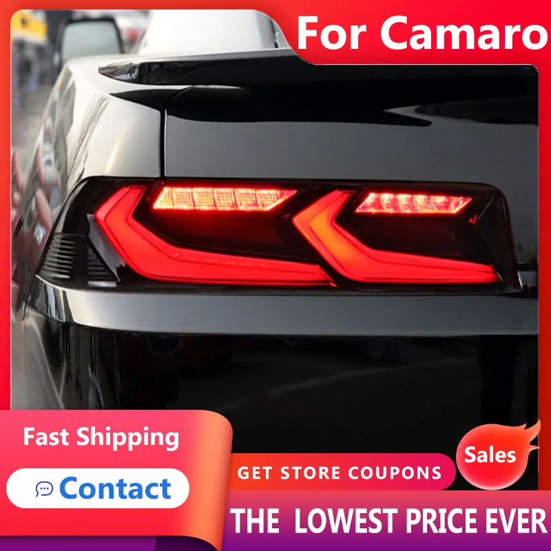 LEDTaillightForChevroletCamaro20142015TaillightSmokeLensLED