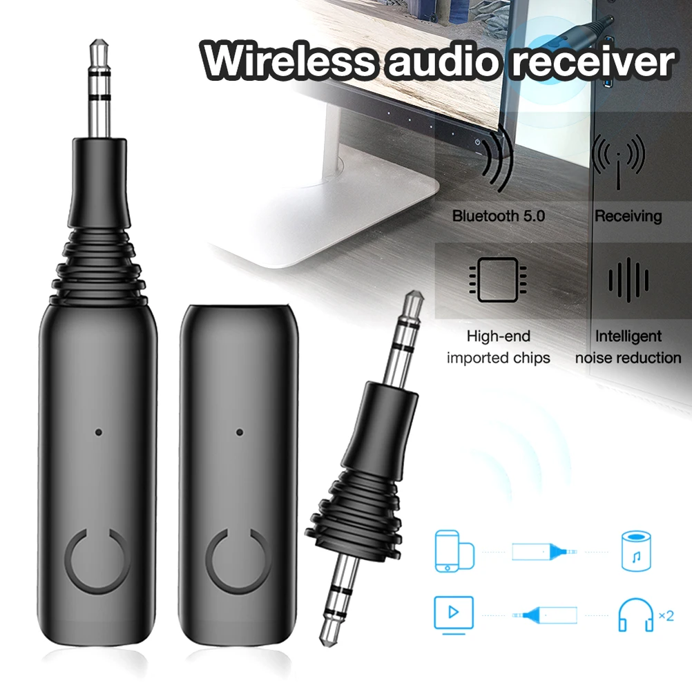 Bluetooth 5 0 Receiver Wireless Stereo Music Audio Receiver 3 5mm Jack Aux Receiver Adapter Stereo HIFI For Headphone MP3 Music