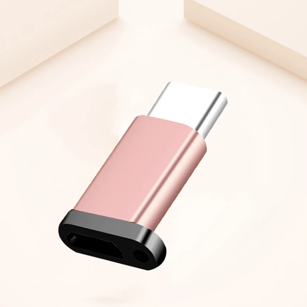 Мини адаптер Micro USB к TypeC сплав чехол Android Micro USB разъем к TypeC для huawei для Xiaomi с адаптерами для ключей