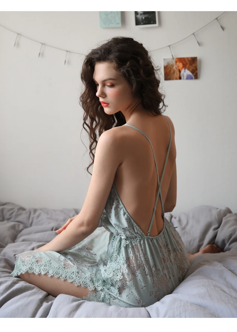 lace cami night dress