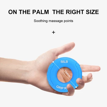 

Strength Hand Gripper Grip Silicone Ring Hand Resistance Band Finger Stretcher-Exercise Forearm Wrist Training Carpal Expander