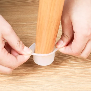 

Table Chair Leg Silicone Cap Pad Furniture Non-slip Table Feet Cover Floor Foot Protection Bottom Cover Pads 16pcs