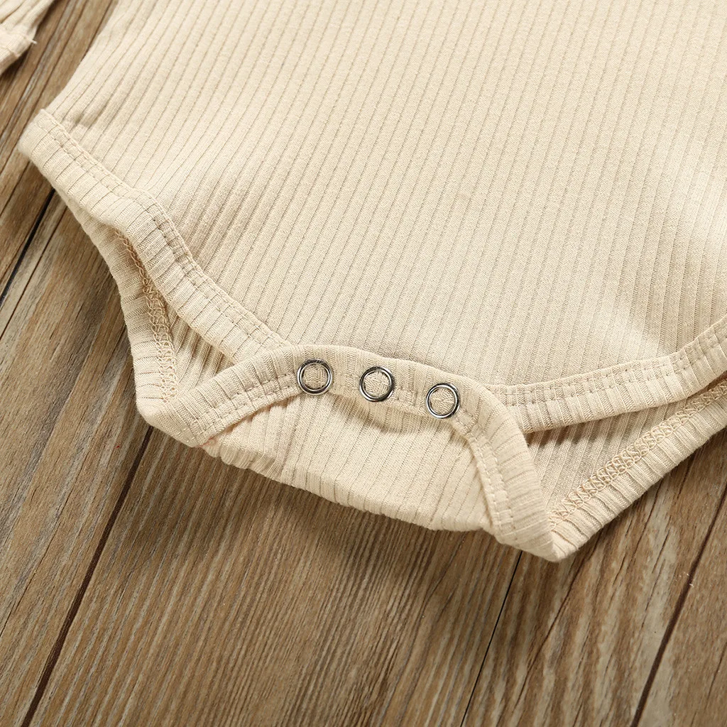 Одежда для маленьких девочек г. Осенне-зимний хлопковый Мягкий комбинезон для новорожденных девочек, комбинезон, брюки с бантиком, комплекты одежды из 2 предметов