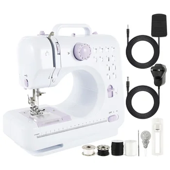 

505A Upgraded Sewing Machine Portable Handheld Sewing Machines Kit Standard-British Power Supply Simple Operation Sewing Tools