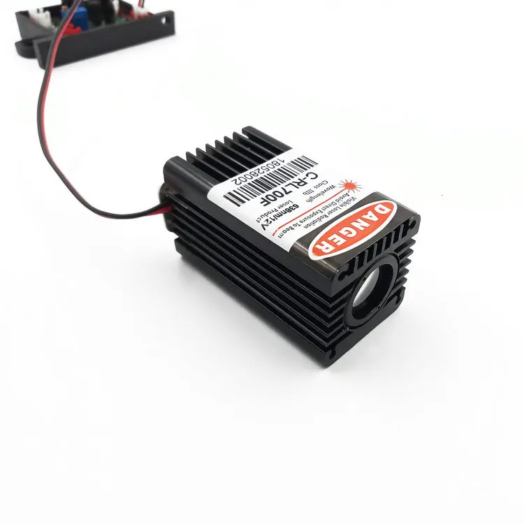 

638nm Laser Tube 700mW Rough Light Spot Module Eight Head ji guang lian Laser Head Red Laser Chunky Beam
