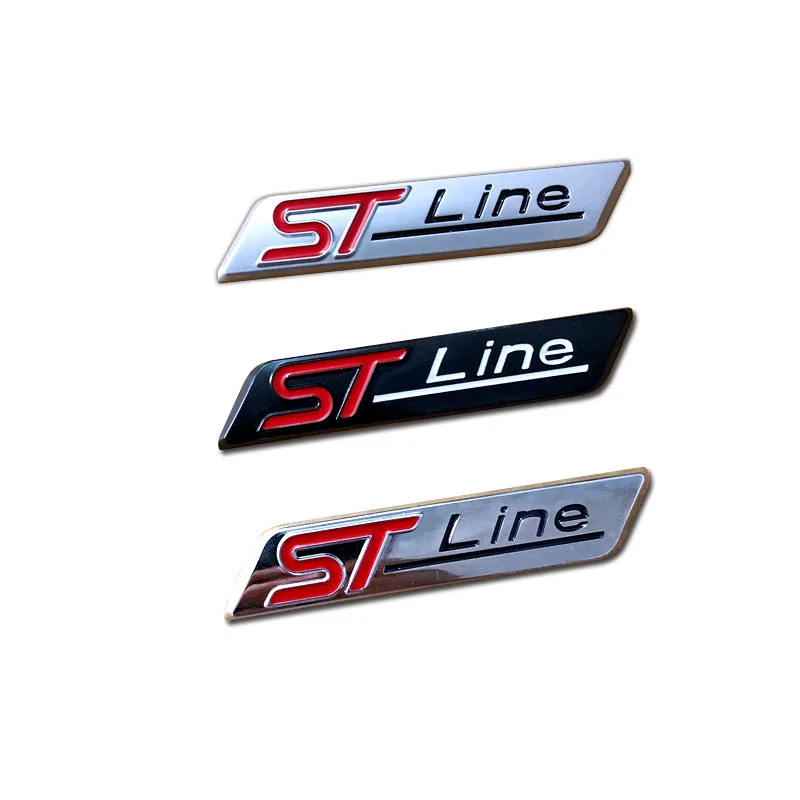 3D Стайлинг ST-Line эмблема автомобильные наклейки ST Line авто значок двери стволы внешние аксессуары