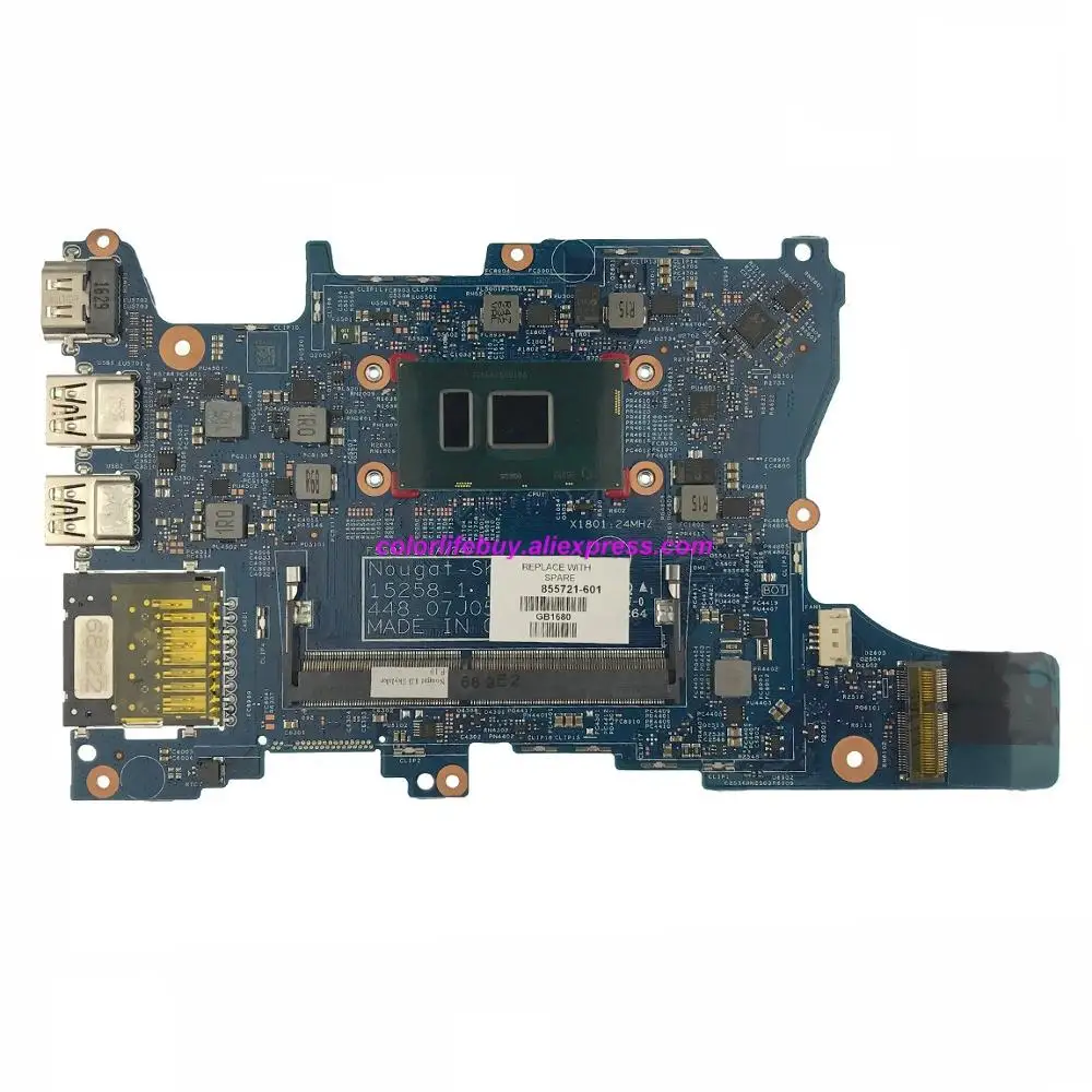 Genuine 855721-601 855721-001 UMA w i3-6100U CPU Laptop Motherboard for HP x360 Convertible 11-U Series 11T-U000 NoteBook PC | Компьютеры