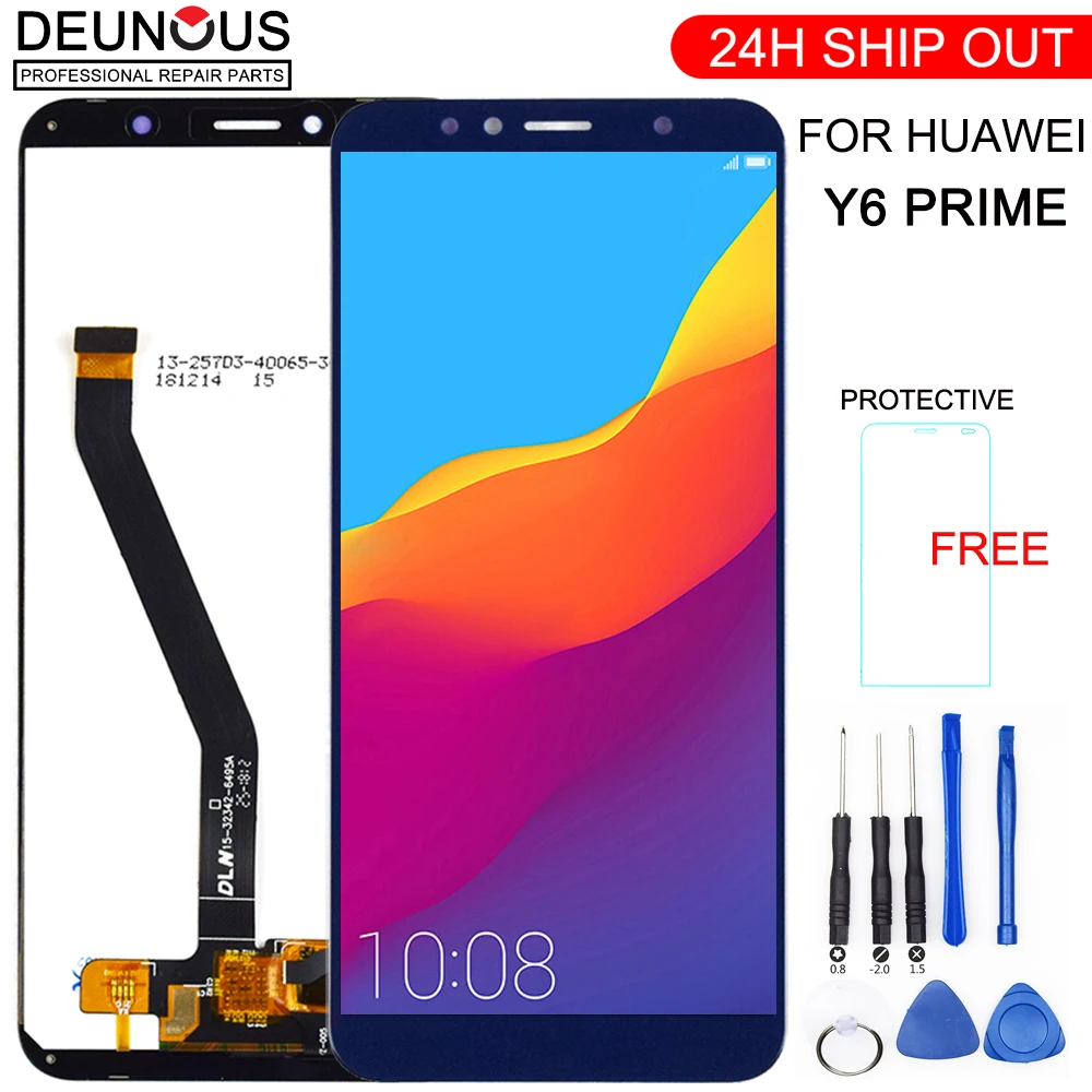 ЖК дисплей для Huawei Y6 2018 с сенсорным экраном и дигитайзером Prime ATU L11 L21 L22 LX1 LX3 L31 L42
