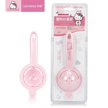 

Hello Kitty Kitchen Gadget Egg Dividers Egg Whites Separated Egg Liquid Filter Pink Lady Baking Tools Accessories