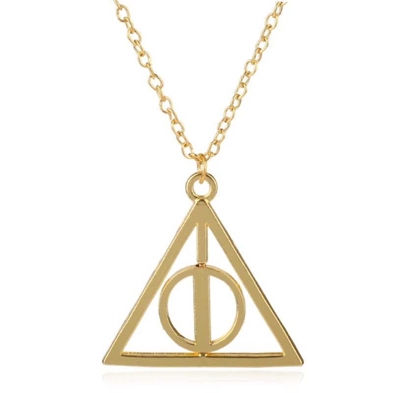 A1764 GOLD Hp ожерелья Хогвартс Сортировка шляпа Гриффиндор меч Время Тернер Ravenclaw диадема медальон-крестраж Hedwig ювелирные изделия - Окраска металла: A1764 GOLD