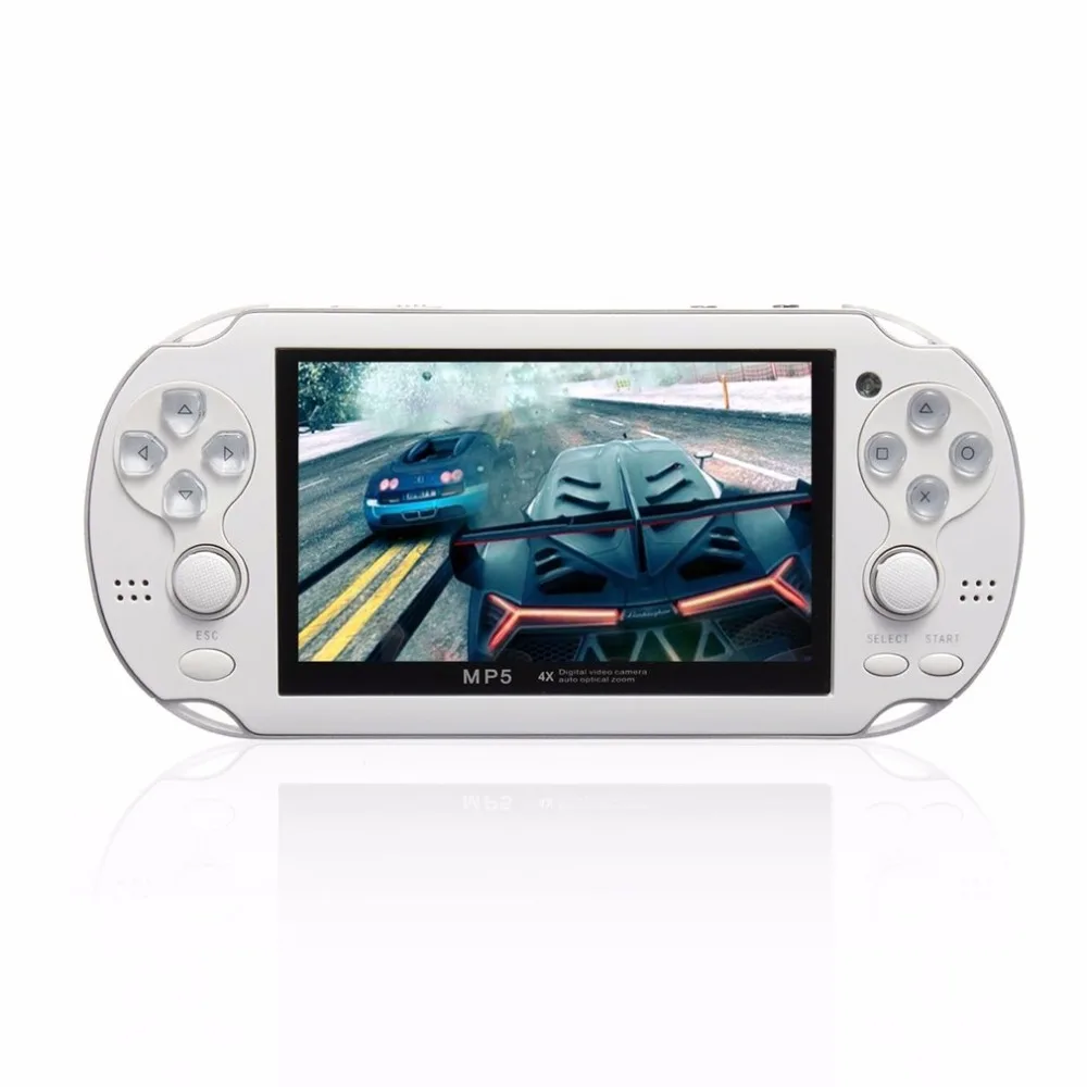4.3 Inch HD Portable Handheld Game Players MP5 8GB Support For Camera Video E-book GBA Games TF Card Built-in Microphone