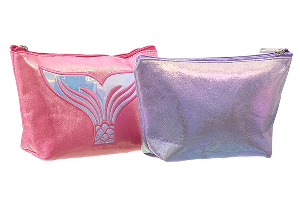 Новые лазерные сумки для макияжа русалки женские клатчи большой емкости косметическая сумка-Органайзер для путешествий Neceser Mujer