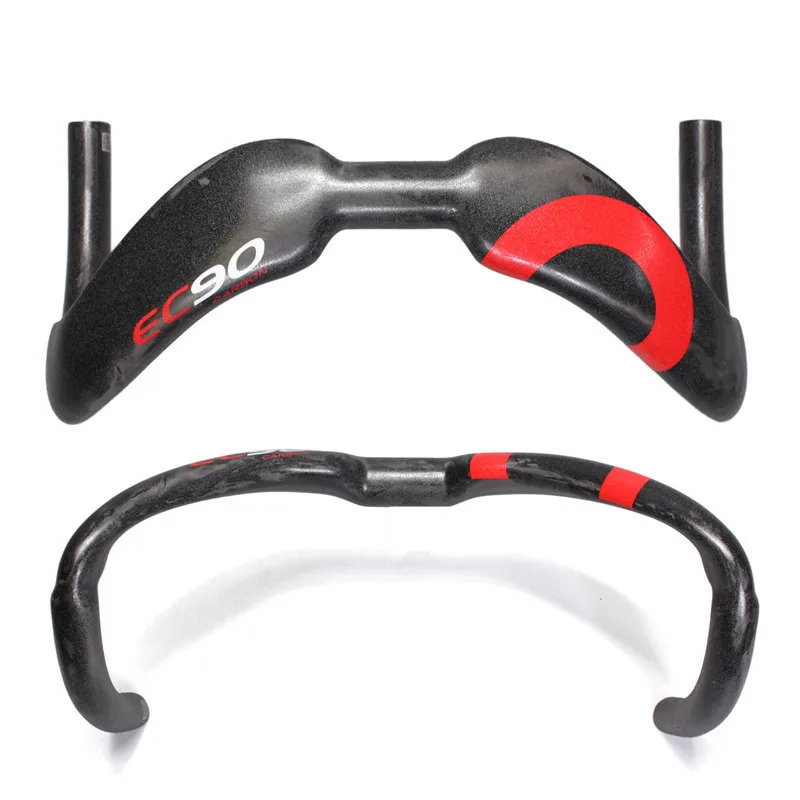 

New Style Full Carbon Fiber Highway TT Airplane Set the Main Handle Iron Three Fixed Gear Racing Track Bicycle Handle