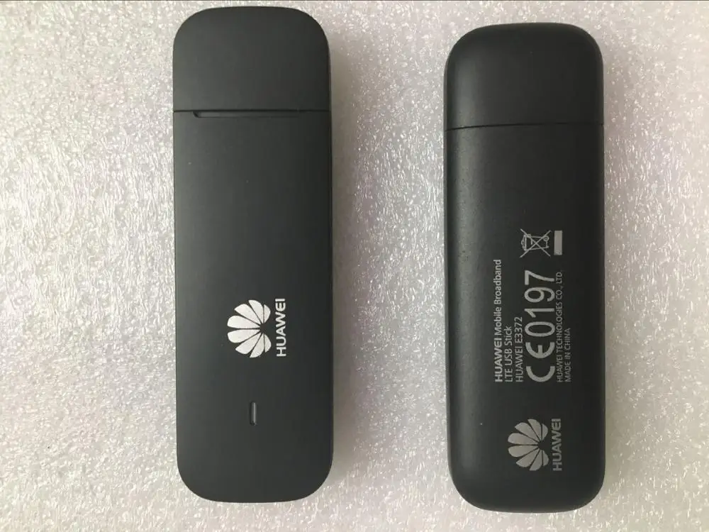 Standard black Разблокированный huawei E3372 E3372h-153 с антенной 4G LTE Dongle мобильный широкополосный USB модемы 4G модем LTE модем - Цвет: Standard black