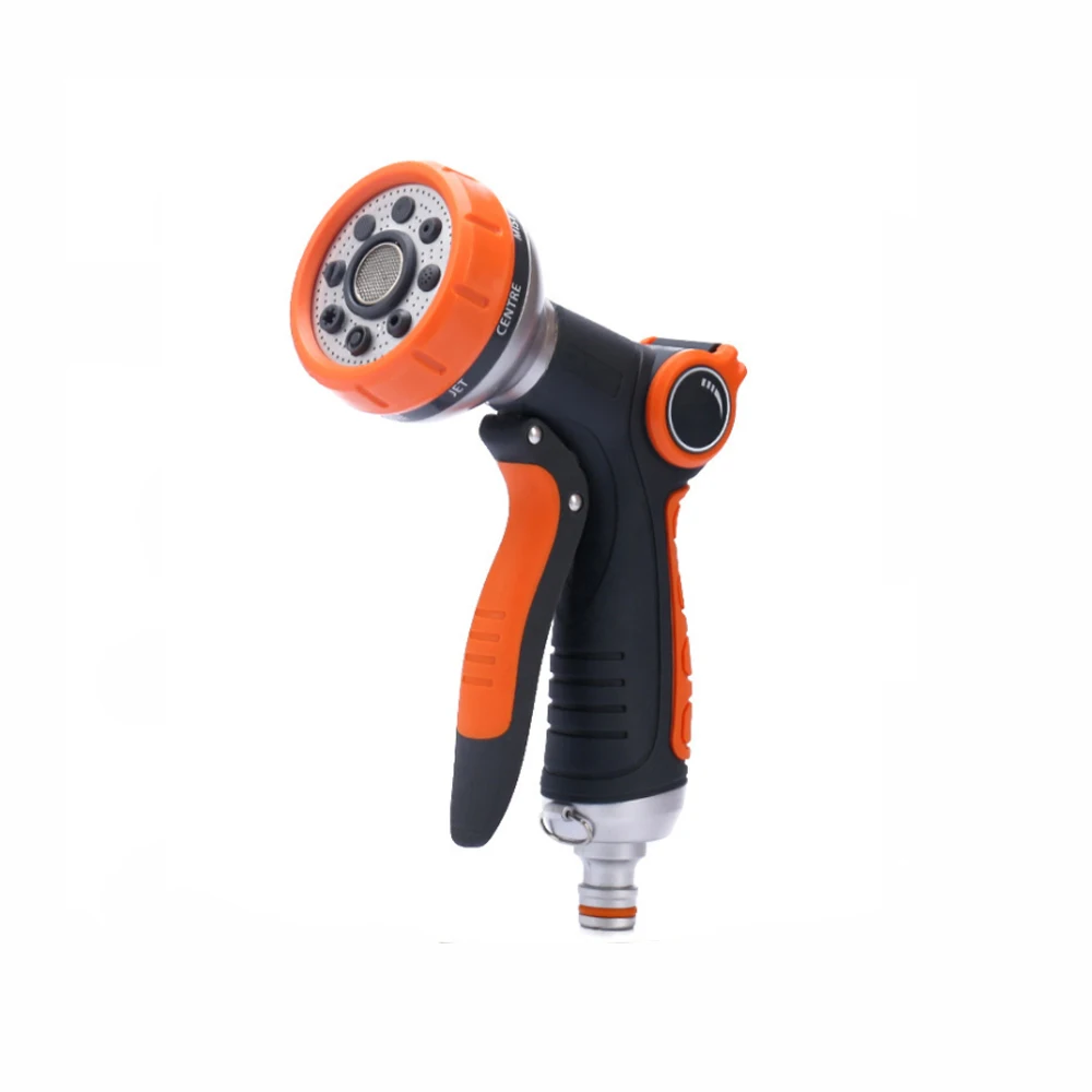 

Spray Lawn Watering Gun High Pressure 8 Modes Garden Hose Spray Nozzle Plant Yard Car Washer Sprinkler Sprayer Cleaning Tool