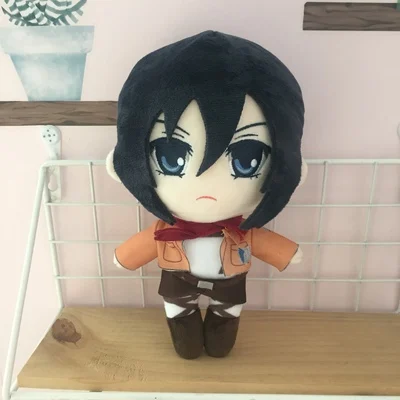 Japan Comic Attack on Titan Mikasa Ackerman Eren Jaeger Levi·Ackerman Plush toys dolls