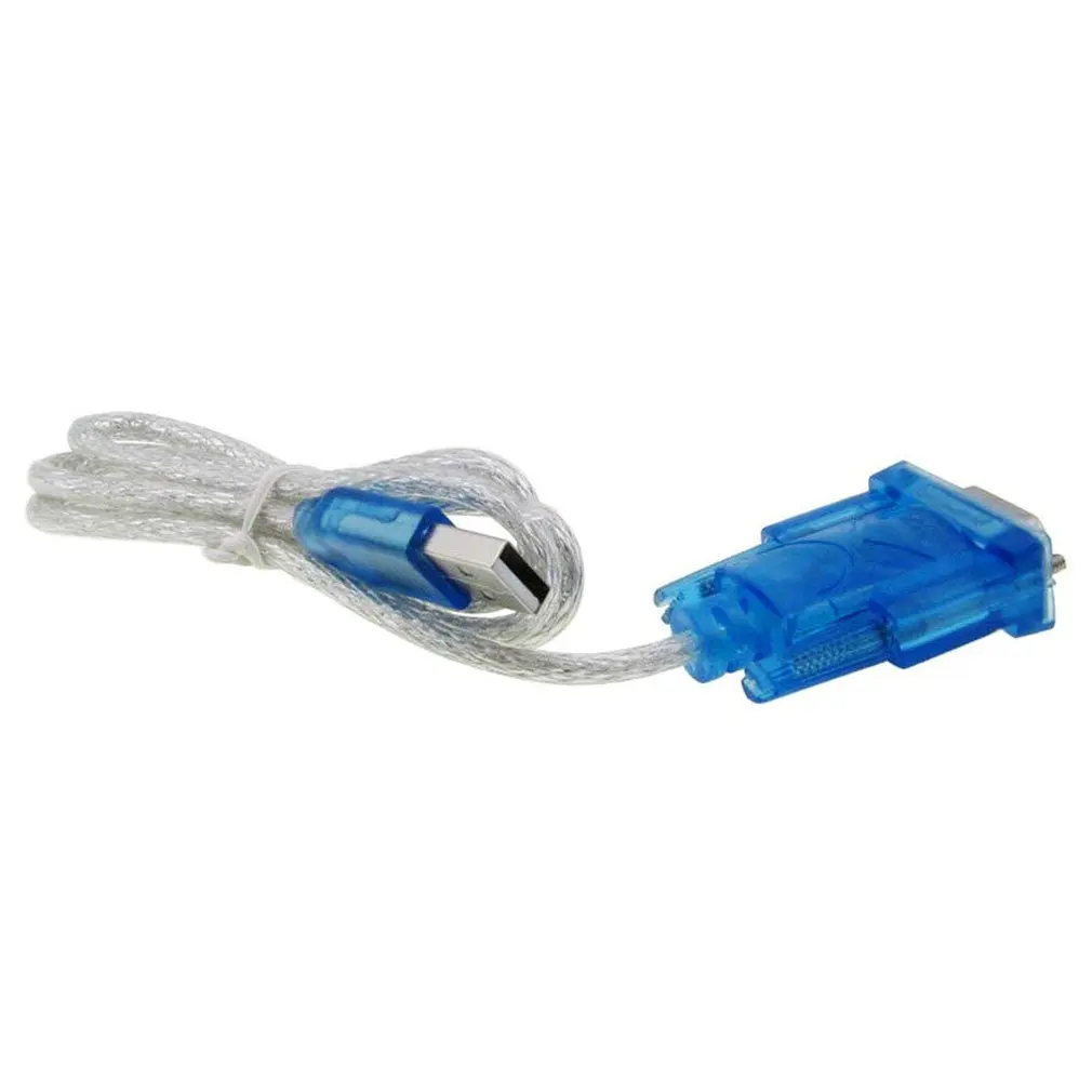 HL-340 USB к последовательному кабелю без кристаллов USB к RS232 последовательному порту 9 Pin DB9 Кабель последовательный com-порт адаптер конвертер синий