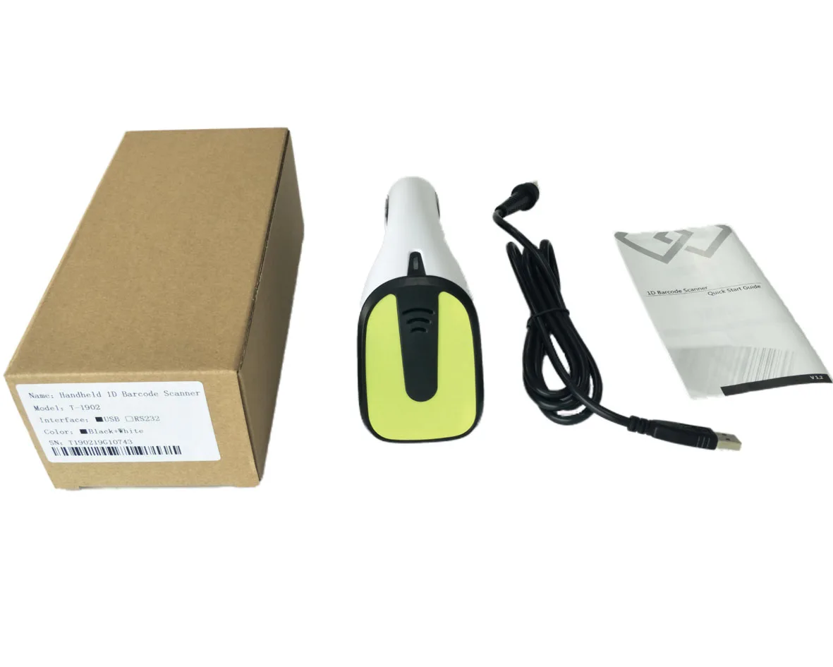 Scanner de Código de Barras Leitor para Ios Linux para Pos Usb com Fio Teklead Android 1d Ccd 2500dpi 8 barras usb com fio 2500dpi 1d leitor