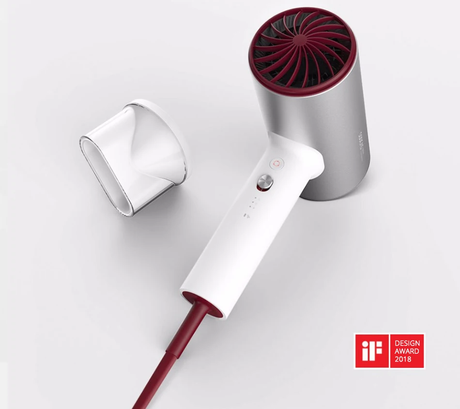 Xiaomi Mijia Soocas H3S Анион Фен из алюминиевого сплава корпус 1800 Вт воздушный выход анти-горячий инновационный дизайн диверсии