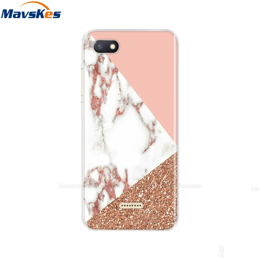 leather case for xiaomi Silicone Phone Cases For Xiaomi Redmi 6A / 6 Case Silicon Soft TPU Back Cover For Xiaomi Redmi 6 Redmi6A 6 A Case Coque Funda xiaomi leather case Cases For Xiaomi