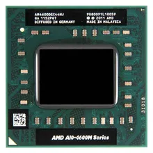 Processador amd quad-core, 4600m e 2.3 ghz, cpu quad-core, soquete fs1