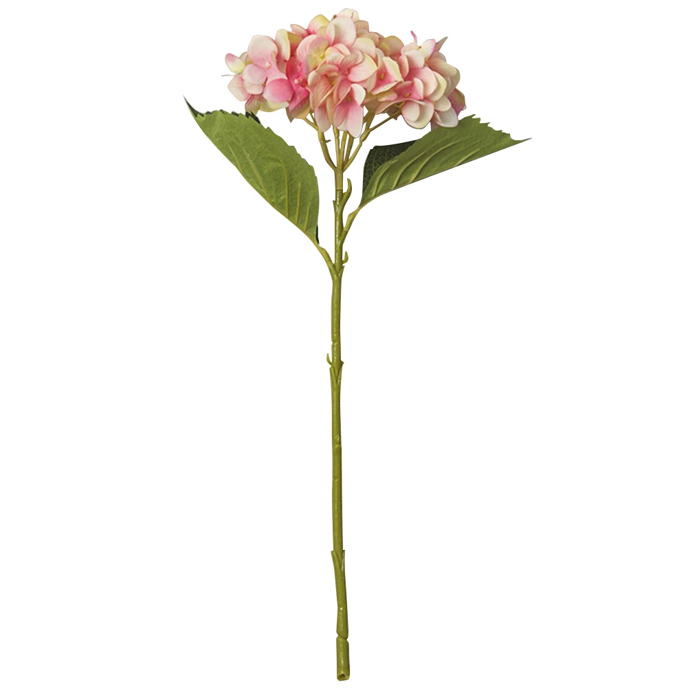 Light Pink Многоразовая Свадебная Гортензия для невесты, искусственный цветок, для дома, не выцветает, Ретро стиль, букет, стол, прочный, настольный, декоративный - Color: Light Pink
