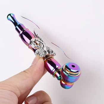 

Metal Zinc Alloy Skull Smoking Pipe 118MM Spoon Tobacco Pipe Fit Dry Herb Smoking Tool Pipes Accessories for smoking weed