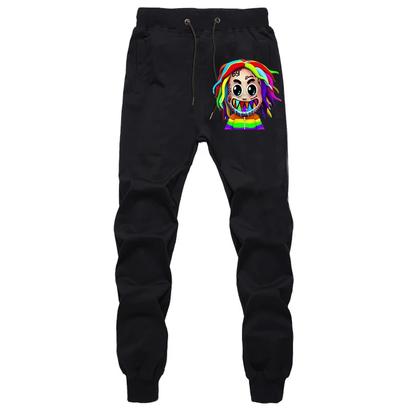 Mens Pants Tekashi 69 GOOBA Joggers Men Trousers Streetwear Sweatpants Black Pantalon Hombre Autumn Harem Pants Fitness Clothing Mens Pants Tekashi 69 GOOBA Joggers Men Trousers Streetwear Sweatpants Black Pantalon Hombre Autumn Harem Pants Fitness Clothing