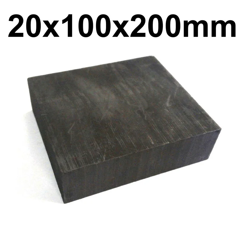 

20mm x 100mm x 200mm Graphite Block Plate Sheet Blank