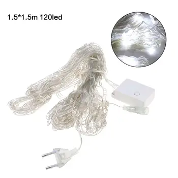 

Outdoor Mesh Net Lights with Remote LED Tree-wrap Party Background Lamp 8 Modes Dimmable String Lights for Christmas Halloween