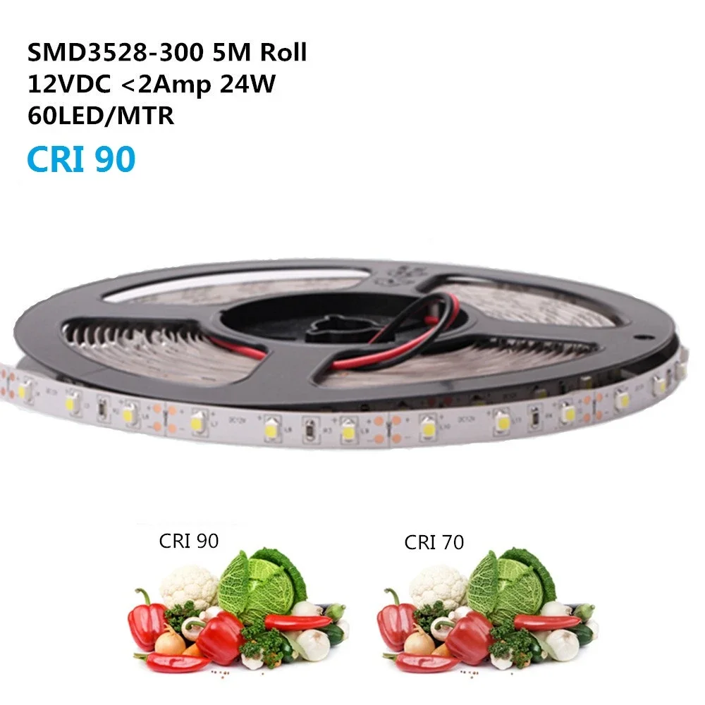 Гибсветодиодный светодиодные ленты CRI90 12 В постоянного тока SMD3528 60