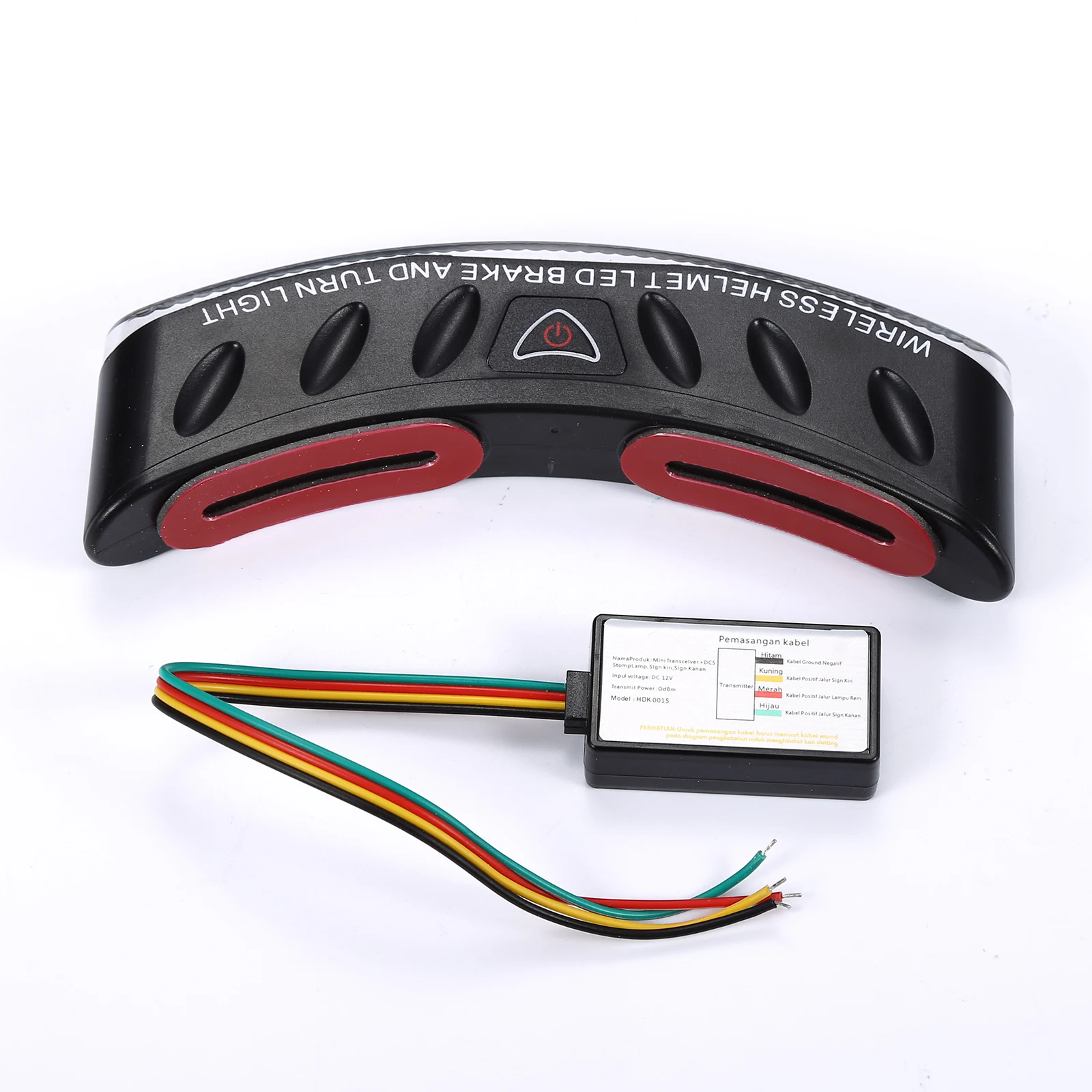 12V 8LED мотоциклетный шлем светильник Беспроводной световой изменение уход за
