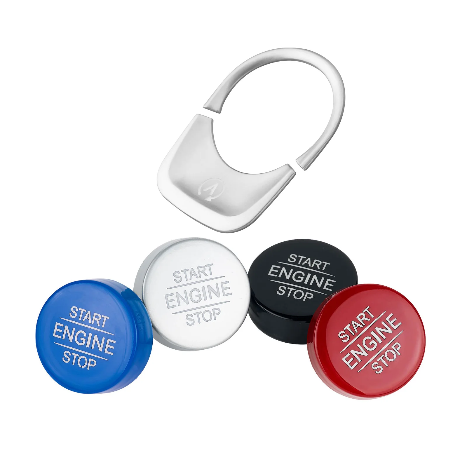 For Mercedes Benz A B CLA GLA GLB Class W177 W247 C118 X247 Auto Start Stop Engine Switch Buttons Cover Stickers Trim