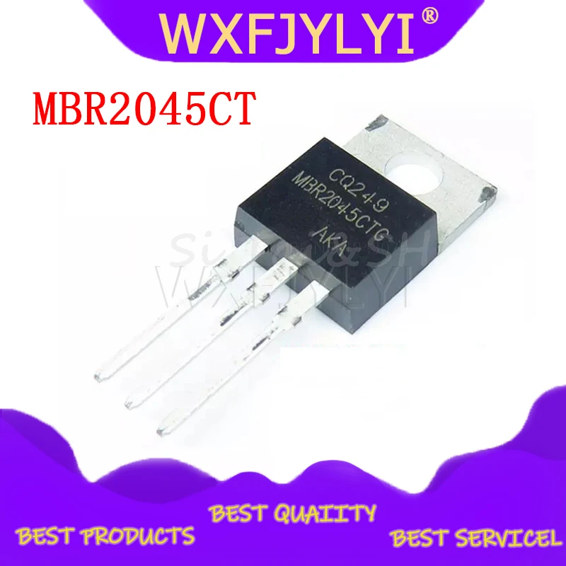 MBR2045CTG,MBR2045CT TO-220 20A 45V 
