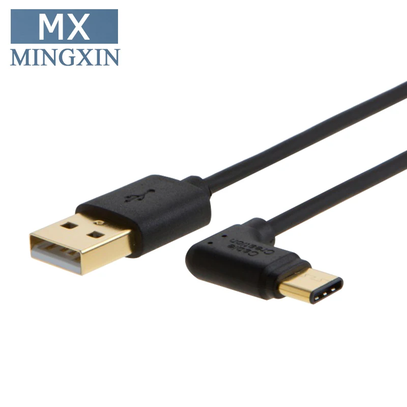 

USB C to USB A Cable, 6ft 90 Degree Type C to USB 2.0 Cord, Compatible Google Pixel XL 2, LG G6 V20, Galaxy S9/S9+,1.8M Black