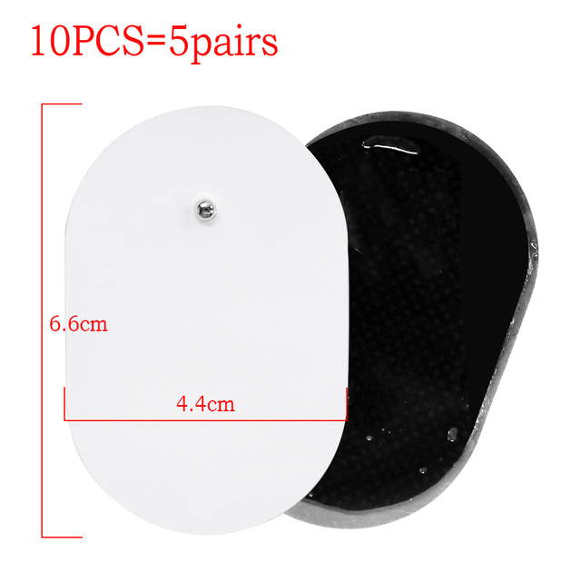 pairs) 4*4cm Tens Electrode Pads Pin Type Physical Therapy Massager Electric Digital Machine Massager
