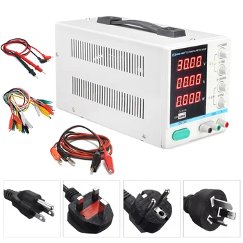 

New 30V 10A LED Display Adjustable Switching Regulator DC Power Supply PS-3010DF Laptop Repair Rework USB Charging 110v - 220v
