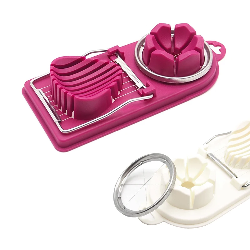 Японский стиль многофункциональный резак для яиц из нержавеющей стали теплостойкий кухонный инструмент для нарезки с крюком
