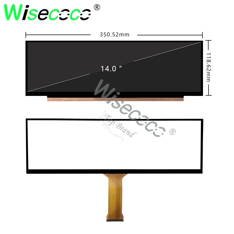 Tela de Exibição Ips Long Strip Tipo-c Placa Driver Raspberry pi Display Usb-c Driver 4k Ips Aida 64 14 - Imagem 3