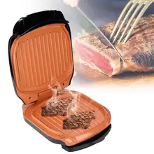 Электрическая сковорода для барбекю, многофункциональная двухсторонняя электрическая гриль для барбекю, домашний барбекю, сковорода для мяса, кухонные инструменты для приготовления пищи