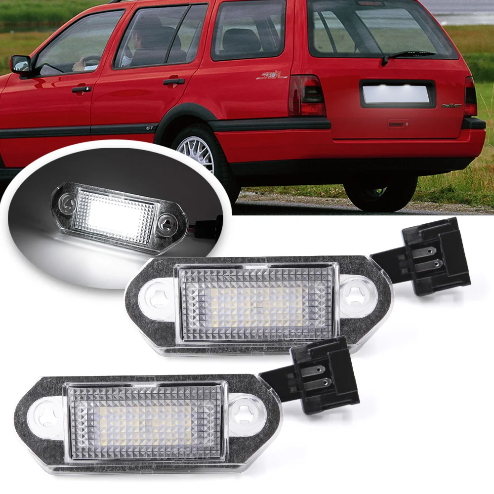 Светодиодный номерной знак Canbus для Skoda Octavia AMD AXP BCA AEE AEH AKL AVU AGU ARX ARZ AUM AUQ AEG APK AQY ASV 2