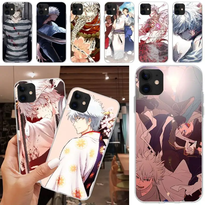 

Second Dimension Gintama Cool Custom Photo Soft Phone Case For iPhone 5C 5 5S SE 7 8 plus X XS XR XS MAX 11 11 pro 11 Pro Max
