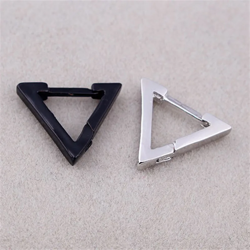 KPOP DNA Корейская V 1 шт. квадратные шестигранные треугольные серьги из нержавеющей стали, серьги-гвоздики в стиле хип-хоп, титановые мужские ювелирные аксессуары