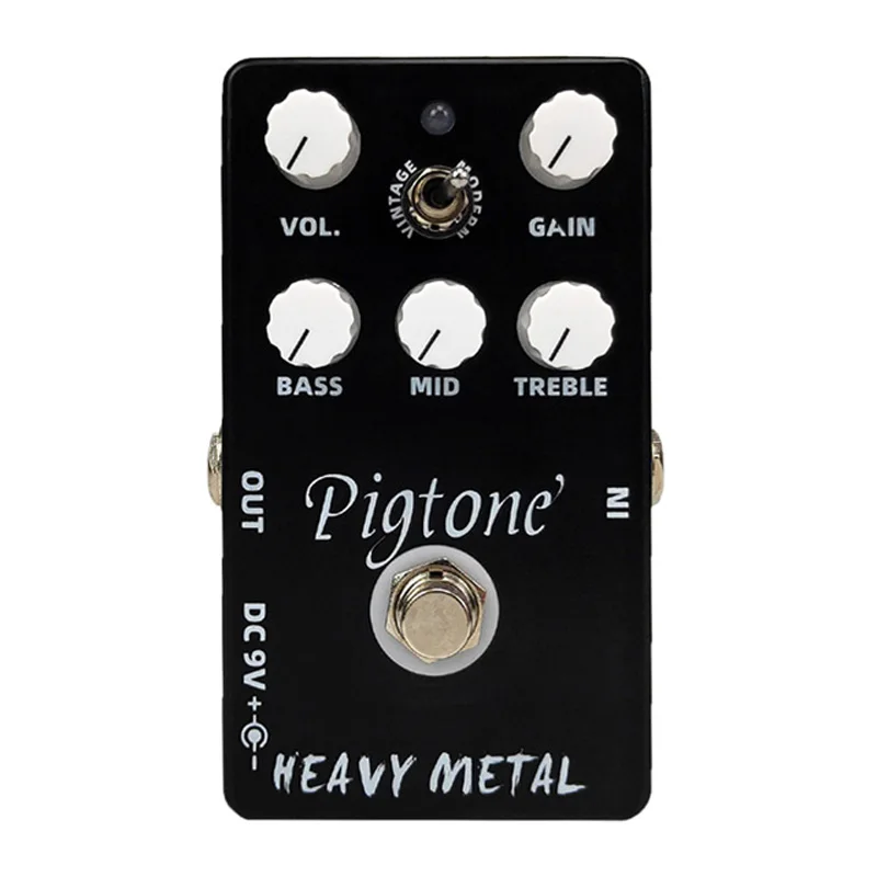 Pigtone PP-10, тяжелый металл, гитарный эффект, педаль, акустическая электрогитара, аксессуары, эффекты, педали, настоящие, bypas - Цвет: PP-10