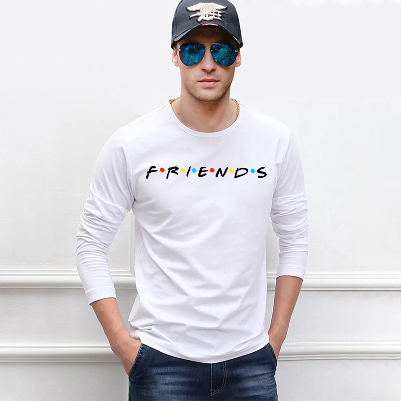 TV Show Friends T Shirt Men Casual 