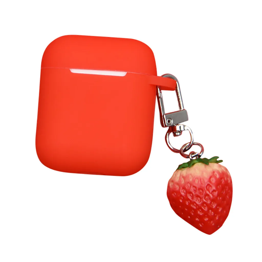 Silicone Earphone Case Anti-lost Protective Cover Skin Case For Apple AirPods Charging Earphone Case for airpods 103#B