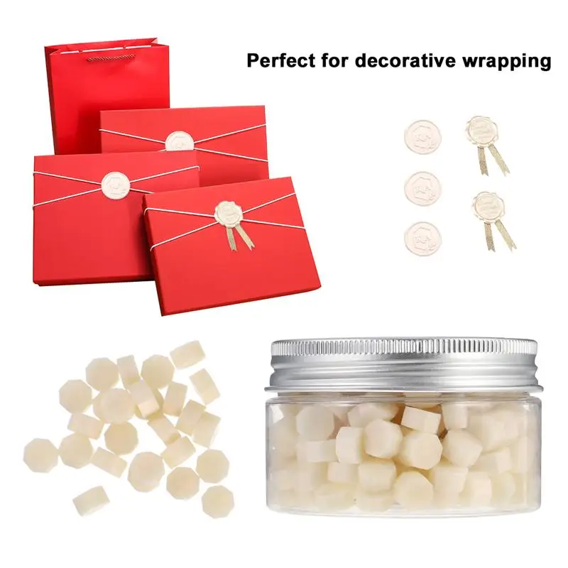 200 шт. восьмиугольные бусины для запечатывания воска|Штампы и печати| |