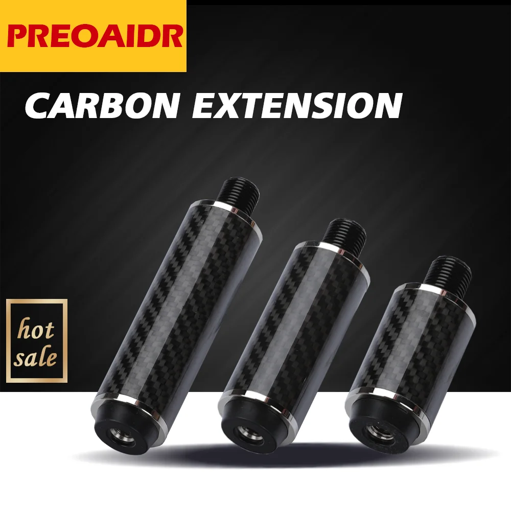 

Chinese PREOAIDR Billiards Pool Cue Extension High-quality Carbon Extension Professional Billiard Accessories for MEZZ PREDATOR