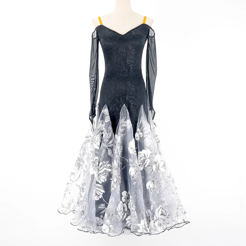 

Ballroom Competition Dance Dress Adult 2024 New Design Profession Waltz Dancing Skirt Standard Ballroom Dance Dresses Women